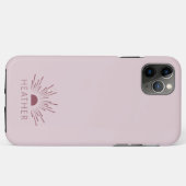 Moderne Minimalistische Naam Hoesje (Achterkant (horizontaal))