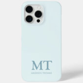 Moderne minimalistische naam Initiaal Monogram Case-Mate iPhone Case (Achterkant)