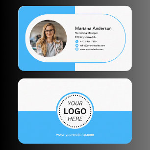 Moderne minimalistische naam & Logo Professional Visitekaartje