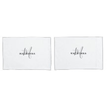 Moderne minimalistische naam van het witte-meisjes