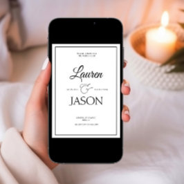 Moderne minimalistische namen kalligrafie zwart kaart