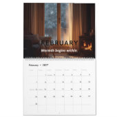 Moderne Minimalistische Natuur 2026 Muurkalender Kalender (Feb 2027)