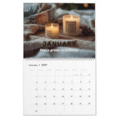 Moderne Minimalistische Natuur 2026 Muurkalender Kalender (Jan 2027)