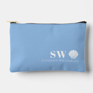 Moderne Minimalistische Nautilus Schelp Initialen  Etui