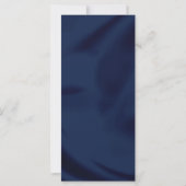 Moderne minimalistische Navy Blue & Gold Welkom Be (Achterkant)