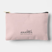 Moderne minimalistische Neutral Maid of Honor Etui (Voorkant)