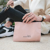 Moderne minimalistische Neutral Maid of Honor Etui