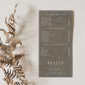 Moderne minimalistische neutrale salon / spa servi