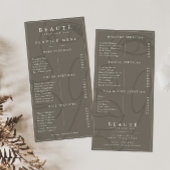 Moderne minimalistische neutrale salon / spa servi