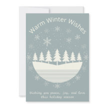 Moderne Minimalistische Niet-Denominatie Sneeuwvlo