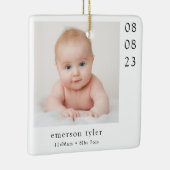 Moderne minimalistische nieuwe baby keramisch ornament (Rechts)