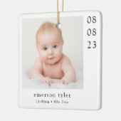 Moderne minimalistische nieuwe baby keramisch ornament (Links)