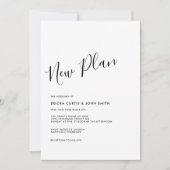 Moderne, minimalistische, nieuwe plankalligrafie F Kaart (Voorkant)