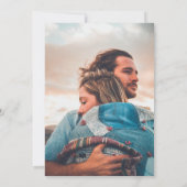 Moderne, minimalistische, nieuwe plankalligrafie F Kaart (Achterkant)