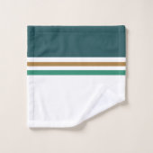 Moderne minimalistische nieuwe seizoensstrepen bad handdoek (Wasdoekje)