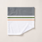 Moderne minimalistische nieuwe seizoensstrepen bad handdoek (Wasdoekje)