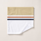 Moderne minimalistische nieuwe seizoensstrepen bad handdoek (Wasdoekje)