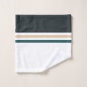 Moderne minimalistische nieuwe seizoensstrepen bad handdoek (Wasdoekje)