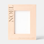 Moderne minimalistische NOEL kerstlaser Gegraveerde Lijstjes (Voorkant)