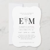 Moderne minimalistische olievlek kaart (Voorkant)