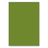 Moderne Minimalistische Olijfgroene Trouw Kaart (Achterkant)