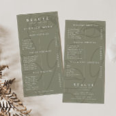 Moderne minimalistische olijfsalon / spa service M