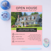 Moderne minimalistische onroerend goed open huis f flyer (Enkel)