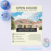 Moderne minimalistische onroerend goed open huis f flyer (Enkel)