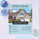 Moderne minimalistische onroerend goed open huis f flyer (Enkel)