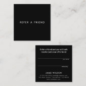 Moderne minimalistische onroerend goed verwijzing (Voorkant / Achterkant)