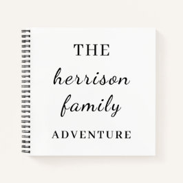 Moderne Minimalistische Ontwerpen voor Familieavon Notitieboek