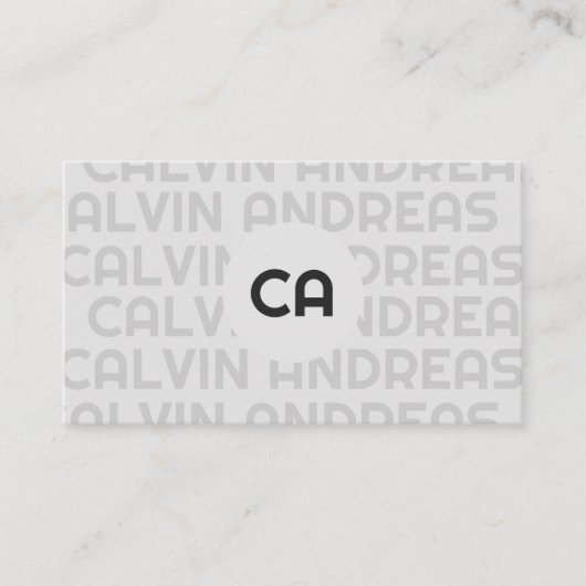 Moderne minimalistische ontwerper van architect visitekaartje (Voorkant)