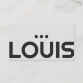 Moderne minimalistische ontwerper van architect visitekaartje (Voorkant)