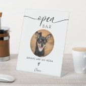 Moderne minimalistische open bar huisdier foto Dri Reclamebord Met Voetstuk (Insitu)