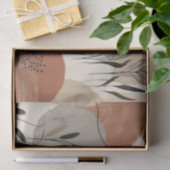 Moderne Minimalistische Organische Abstracte Vorme Tissuepapier (Geschenk)