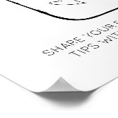 Moderne minimalistische Ouderschap tips Jar Baby s Poster (Hoek)