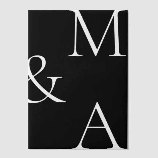 Moderne minimalistische overlay bruiloft vellum uitnodigingen (Voorkant)