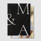 Moderne minimalistische overlay bruiloft vellum uitnodigingen (Offset (Koppel))