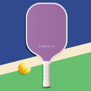 Moderne minimalistische Paarse gepersonaliseerde n Pickleball Paddle