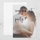 Moderne minimalistische partij voor het schrijven  kaart (Voorkant / Achterkant)