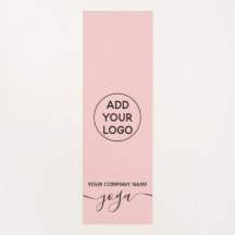 Moderne minimalistische pastel blush roze yoga log