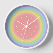 Moderne minimalistische pastel regenboog (Voorkant)