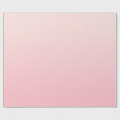 Moderne Minimalistische Pastel Roze Gradiënt Cadeaupapier (Vlak)