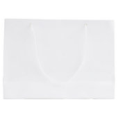 Moderne minimalistische persoonlijke naam groot cadeauzakje (Achterkant)