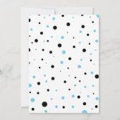 Moderne minimalistische Pinguïn Winter Verjaardags Kaart (Achterkant)