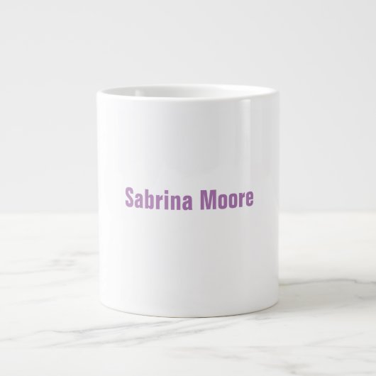 Moderne minimalistische Plain Professional Grote Koffiekop (Voorkant)