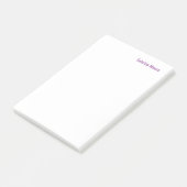 Moderne minimalistische Plain Professional Post-it® Notes (Schuin)
