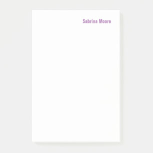 Moderne minimalistische Plain Professional Post-it® Notes