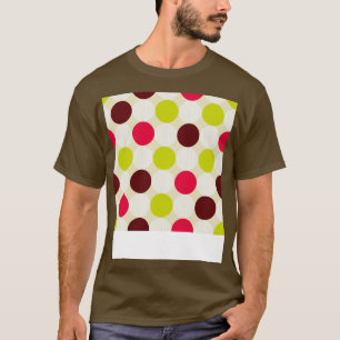 Moderne minimalistische polka stippen patroon uit t-shirt