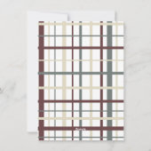 Moderne Minimalistische Prettig Kerstfeest Foto Feestdagenkaart (Achterkant)